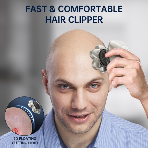 5 in 1 Electric Head Shaver for Bald Men, 8D Elctric Shaver Cordless Razor Wwith
